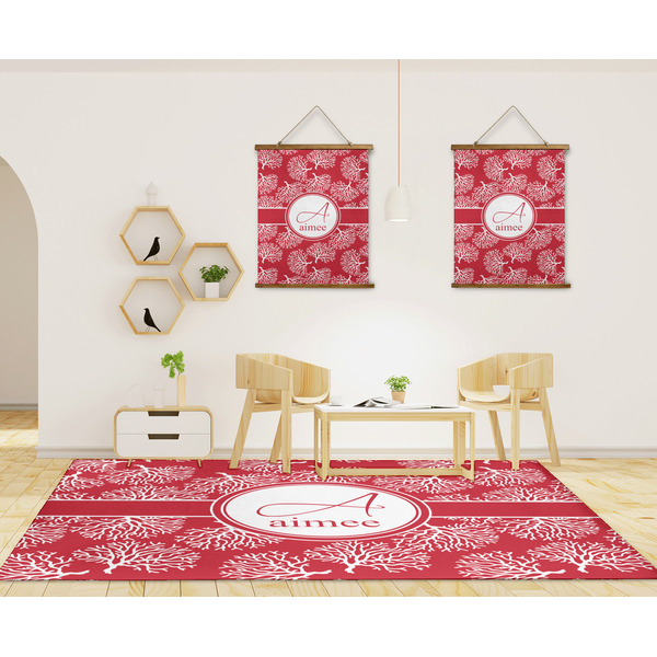 Coral 8'x10' Indoor Area Rugs - IN CONTEXT
