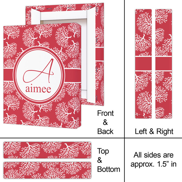 Coral 8x10 - Canvas Print - Approval