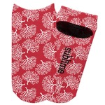 Coral Adult Ankle Socks (Personalized)