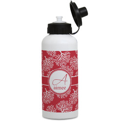 Coral Water Bottles - Aluminum - 20 oz - White (Personalized)