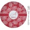 Coral 8" Glass Appetizer / Dessert Plates - Single or Set (Personalized)
