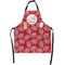 Coral Apron With Pockets w/ Name and Initial