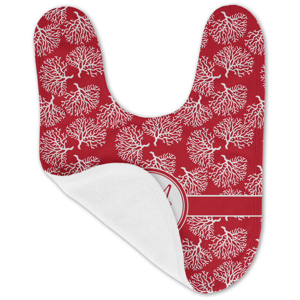Coral Baby Bib - AFT folded