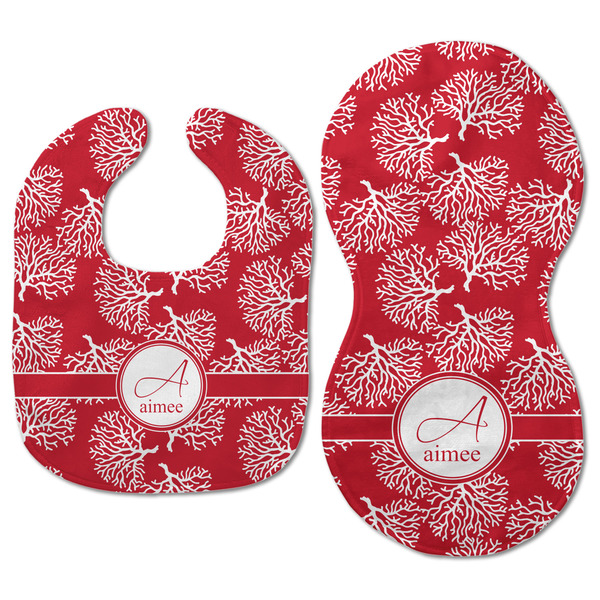 Coral Baby Bib & Burp Set - Approval (new bib & burp)