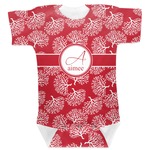 Coral Baby Bodysuit 0-3 (Personalized)