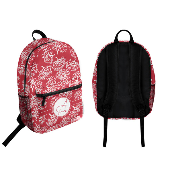 Coral Backpack front and back - Apvl