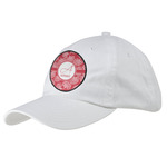 Coral Baseball Cap - White (Personalized)