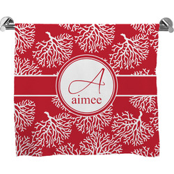 Coral Bath Towel (Personalized)