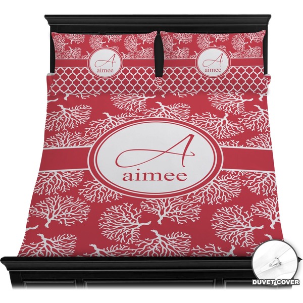 Coral Bedding Set (Queen) - Duvet