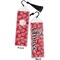 Coral Bookmark with tassel - Front and Back