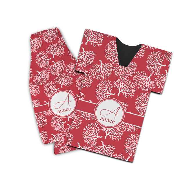 Custom Coral Bottle Cooler (Personalized)