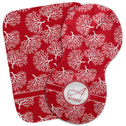 Coral Burp Cloth (Personalized)