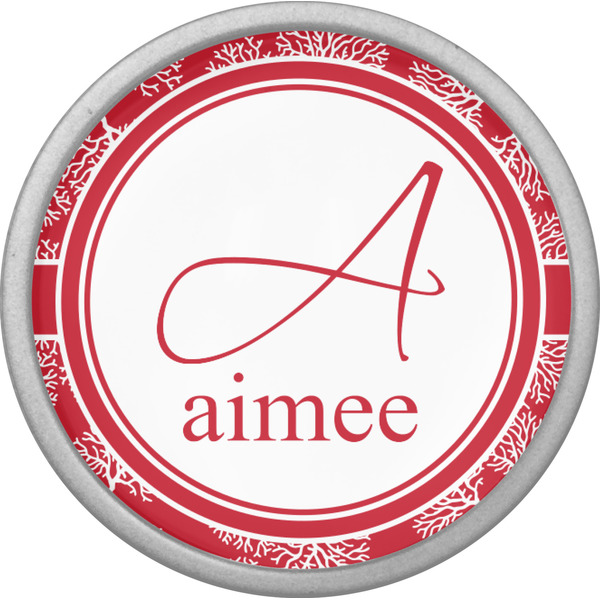 Coral Cabinet Knob - Nickel - Front