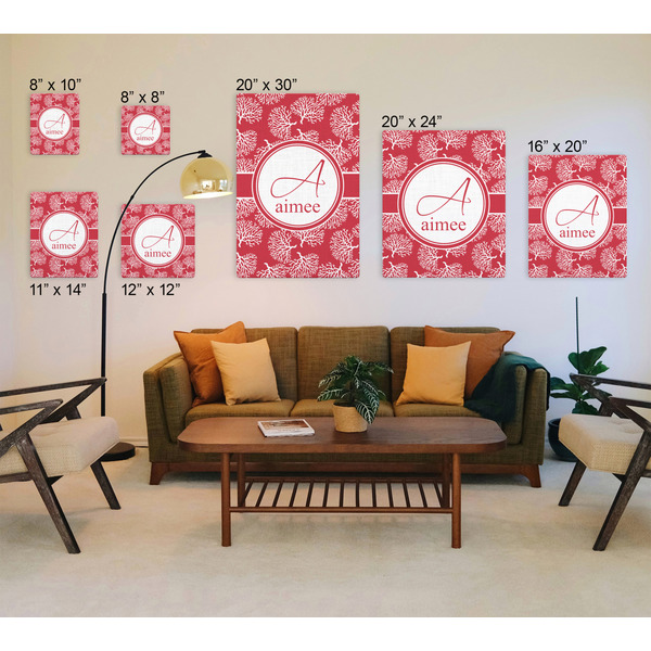 Coral Canvas Prints - Multiple Sizes