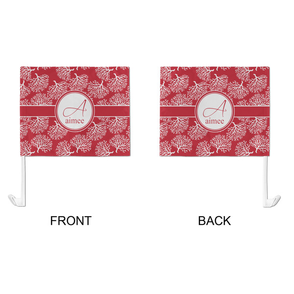 Coral Car Flag - Large - APPROVAL