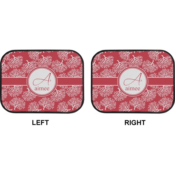 Coral Car Floor Mats (Back Seat) (Approval)
