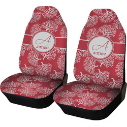 Coral Car Seat Covers (Set of Two) (Personalized)