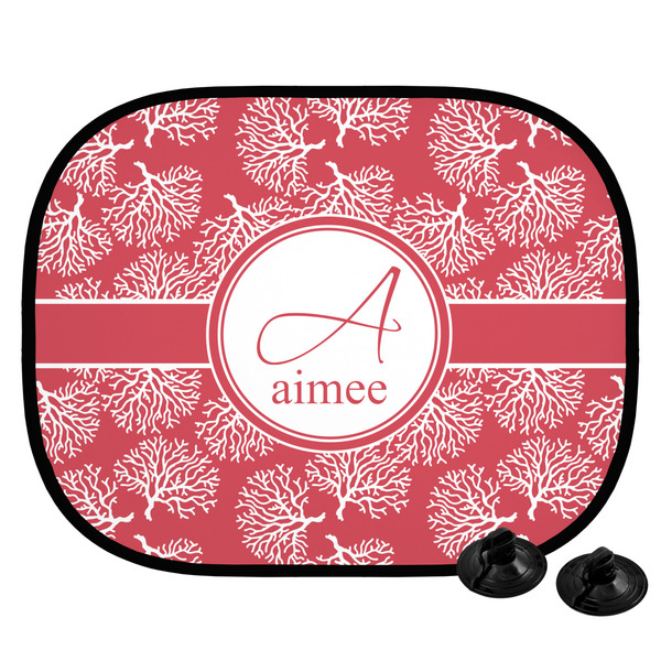 Custom Coral Car Side Window Sun Shade (Personalized)