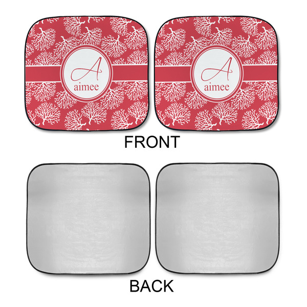 Coral Car Sun Shades - APPROVAL