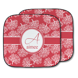 Coral Car Sun Shade - Two Piece (Personalized)