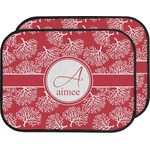 Coral Car Floor Mats (Back Seat) (Personalized)