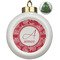Coral Ceramic Ball Ornament - Christmas Tree (Personalized)