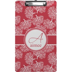 Coral Clipboard (Legal Size) (Personalized)