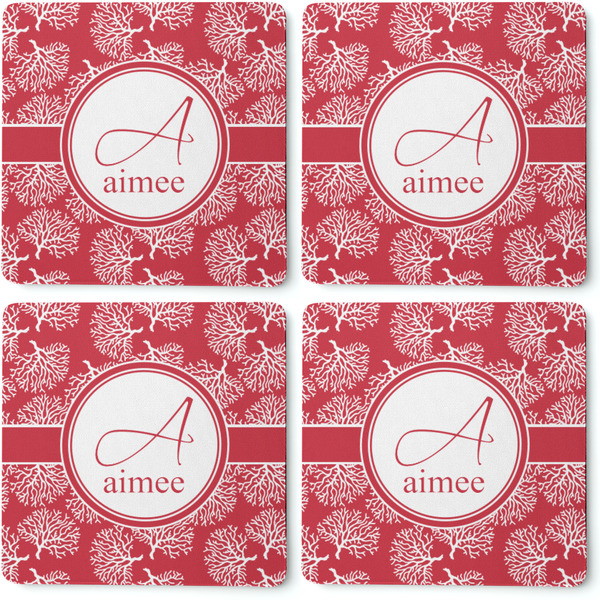 Coral Coaster Rubber Back - Apvl