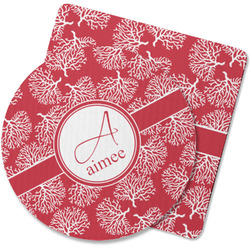 Coral Rubber Backed Coaster (Personalized)