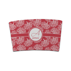 Coral Coffee Cup Sleeve (Personalized)