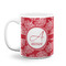 Coral Coffee Mug - 11 oz - White