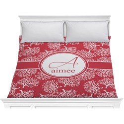 Coral Comforter - King (Personalized)