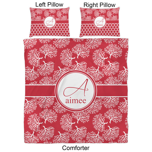 Coral Comforter Set - Queen - Approval