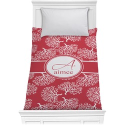 Coral Comforter - Twin (Personalized)