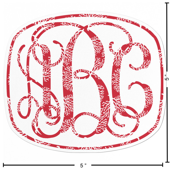 Coral Custom Shape Iron On Patches - L - APPROVAL