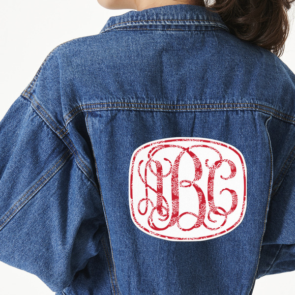 Custom Coral Large Custom Shape Patch - 2XL (Personalized)
