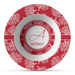 Coral Plastic Bowl - Microwave Safe - Composite Polymer (Personalized)