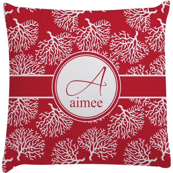 Custom Coral Decorative Pillow Case (Personalized)