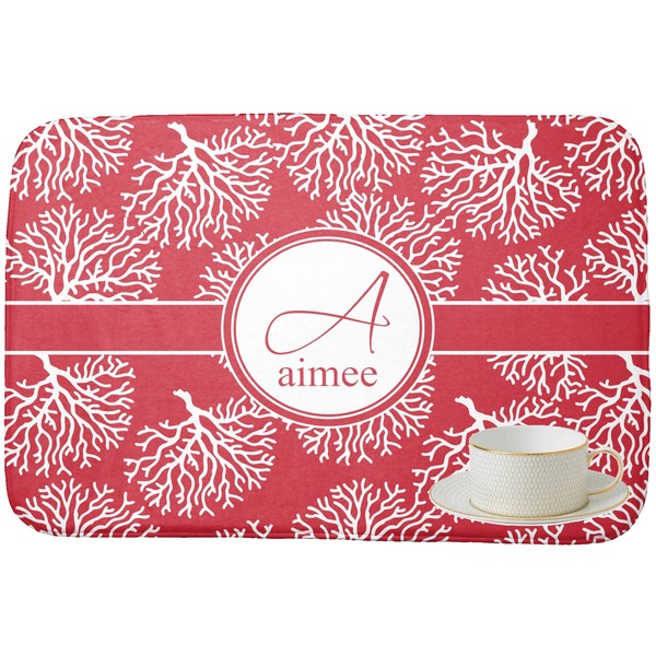 Coral Dish Drying Mat