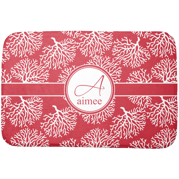Custom Coral Dish Drying Mat (Personalized)