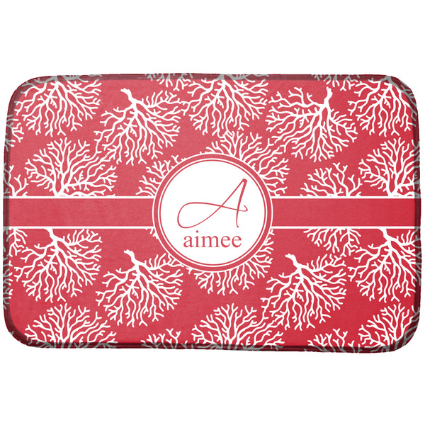 Custom Coral Dish Drying Mat (Personalized)