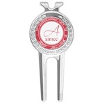 Coral Golf Divot Tool & Ball Marker (Personalized)