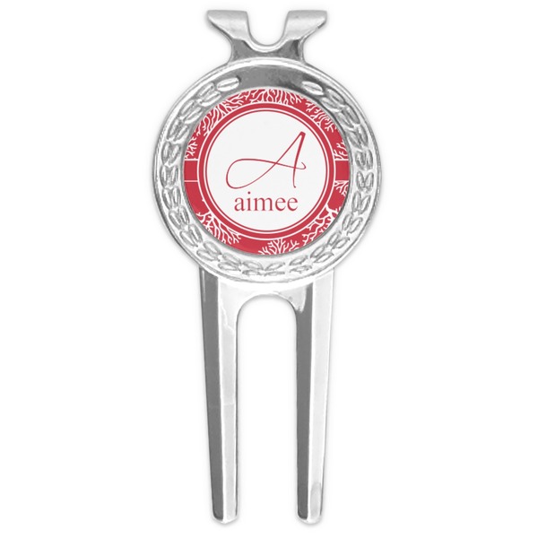 Custom Coral Golf Divot Tool & Ball Marker (Personalized)