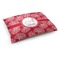 Coral Dog Bed - Medium w/ Name and Initial