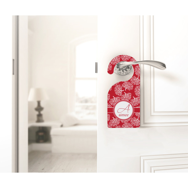Coral Door Hanger - LIFESTYLE