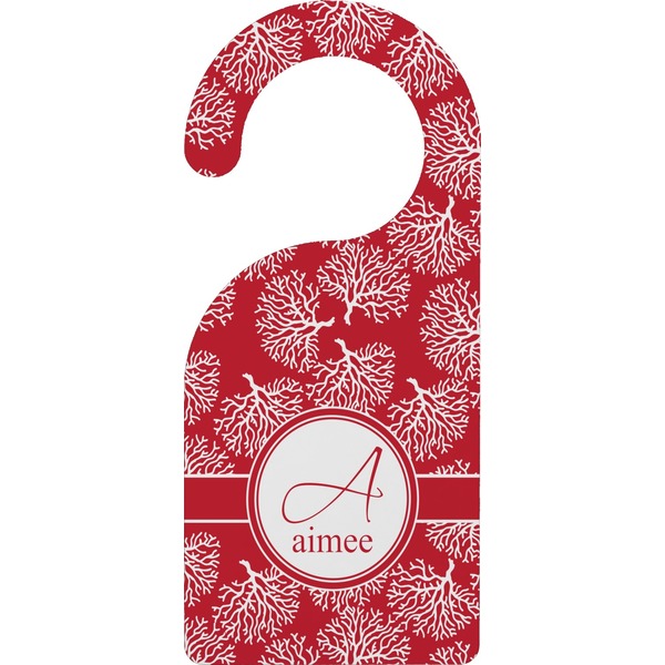 Custom Coral Door Hanger (Personalized)