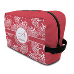 Coral Toiletry Bag / Dopp Kit (Personalized)