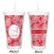Coral Double Wall Tumbler with Straw - Approval