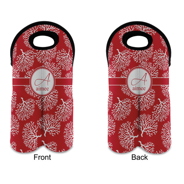 Coral Double Wine Tote - APPROVAL (new)