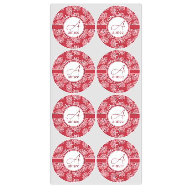 Coral Drink Topper - Medium - Set of 12